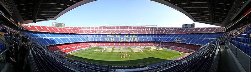 Estádio do Barcelona Panorâmica Estádio do Barcelona Panorâmica
