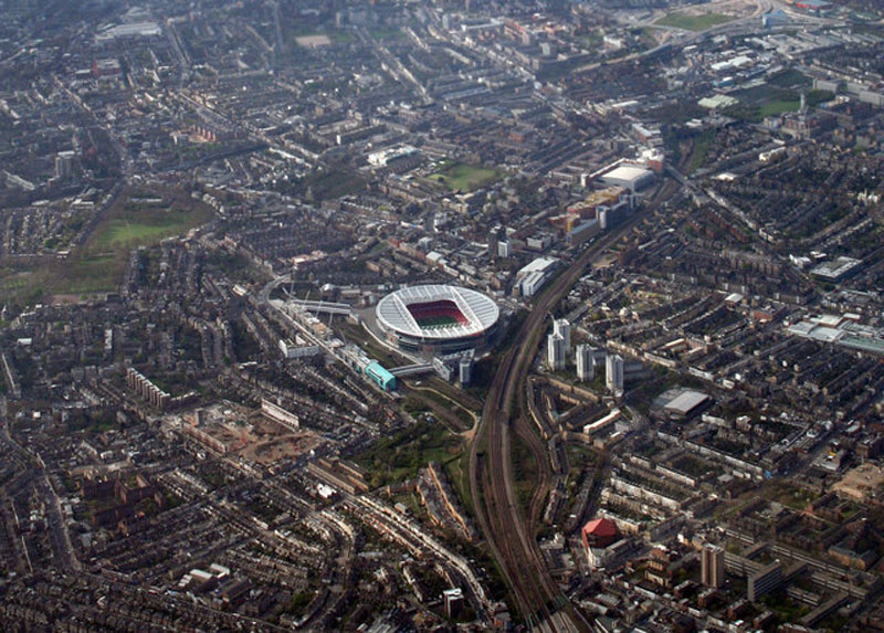 Estádio Emirates Vista Aérea Estádio Emirates Vista Aérea