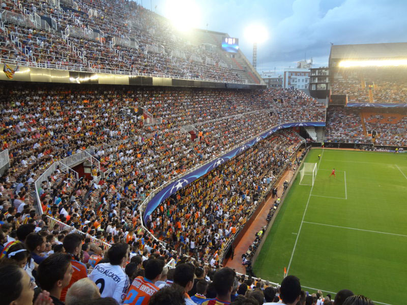 Estádio Mestalla Arquibancadas Estádio Mestalla Arquibancadas