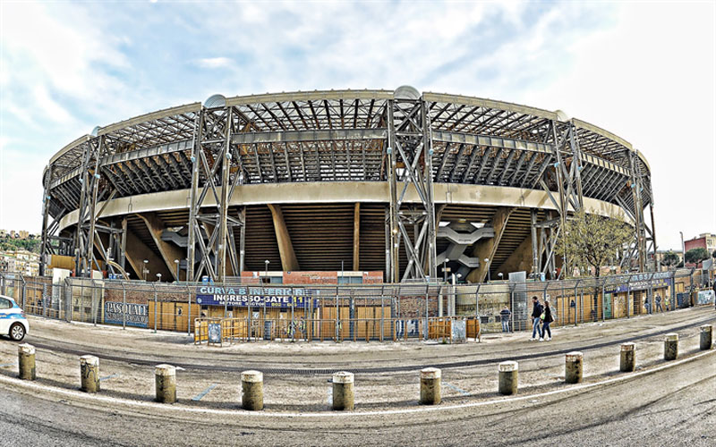 Estádio San Paolo Fachada Estádio San Paolo Fachada