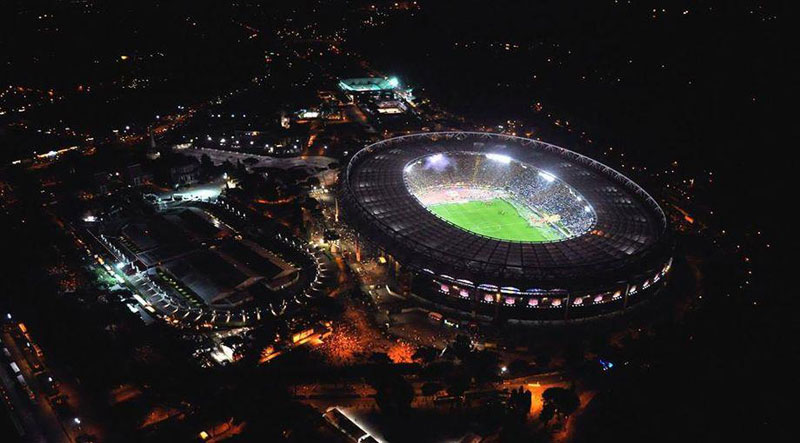 Estádio San Paolo Vista Noturna Estádio San Paolo Vista Noturna