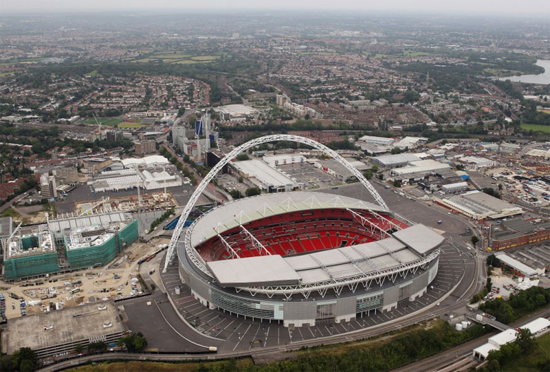 Estádio de Wembley Vista Aérea Estádio de Wembley Vista Aérea